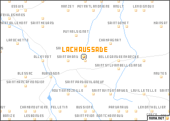 map of La Chaussade