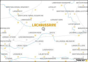 map of La Chaussaire