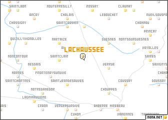 map of La Chaussée