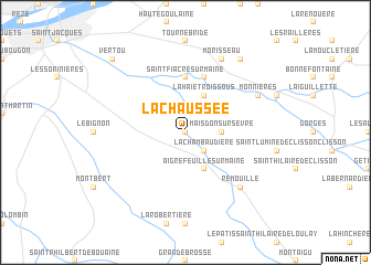 map of La Chaussée