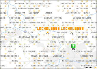 map of La Chaussée