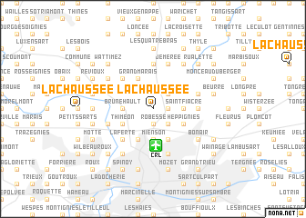 map of La Chaussée