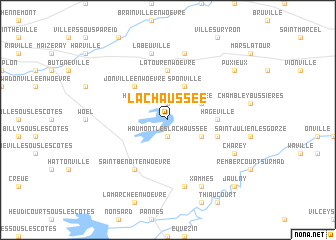 map of Lachaussée