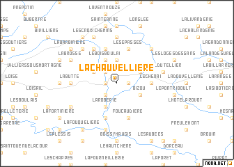 map of La Chauvellière