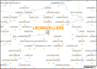 map of La Chauvellière