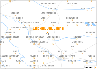 map of La Chauvellière