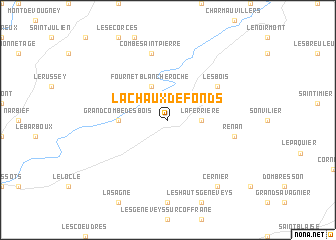 map of La Chaux-de-Fonds