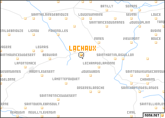 map of La Chaux