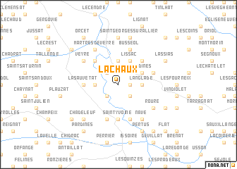 map of La Chaux