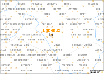 map of La Chaux