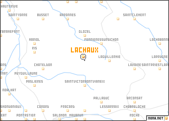 map of Lachaux