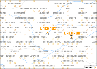 map of La Chaux