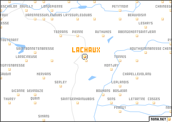 map of La Chaux