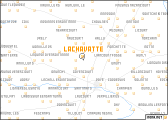 map of La Chavatte