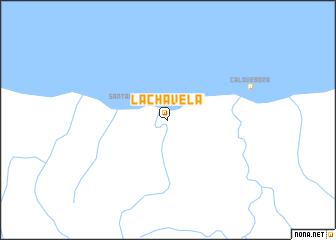 map of La Chavela