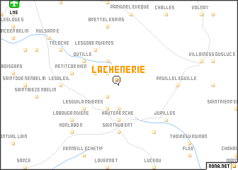 map of La Chenerie