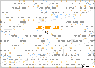 map of La Cheraille