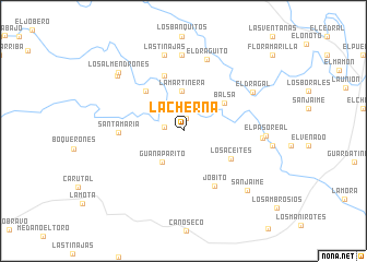 map of La Cherna