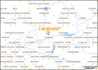 map of La Chèvrie