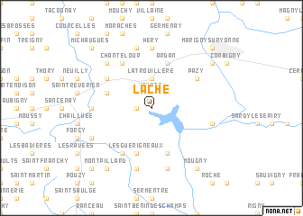 map of Laché