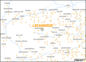 map of Lachhampur