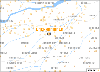 map of Lāchharīwāla