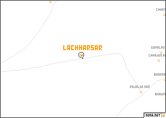 map of Lāchharsar