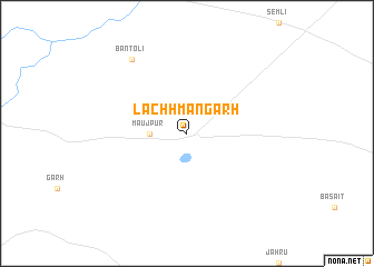 map of Lachhmangarh