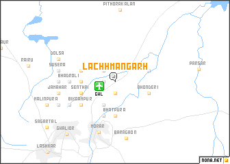 map of Lachhmangarh