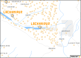 map of Lachhmīpur