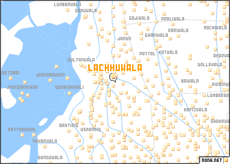 map of Lachhūwāla