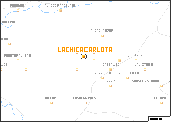 map of La Chica Carlota