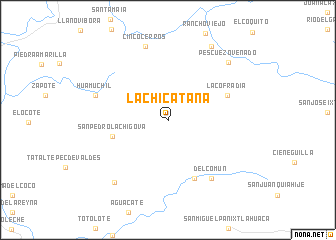 map of La Chicatana