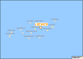 map of La Chica