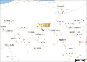 map of La Chica