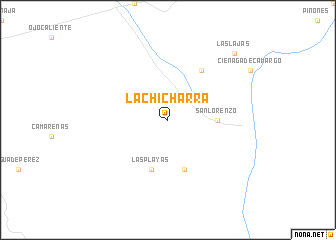 map of La Chicharra