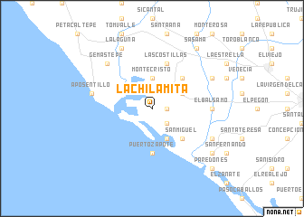 map of La Chilamita