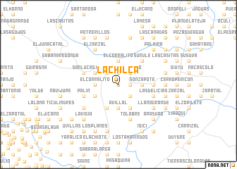 map of La Chilca