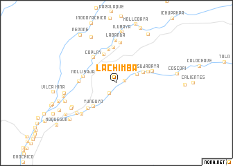 map of La Chimba