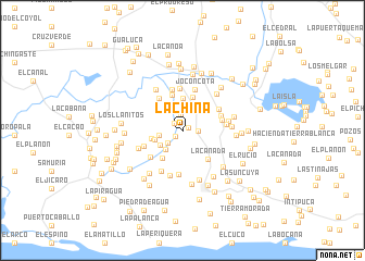 map of La China