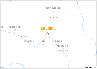 map of Lāching