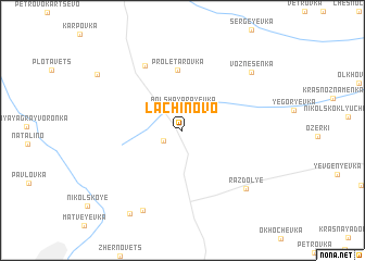 map of Lachinovo