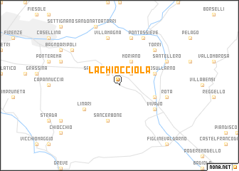 map of La Chiocciola