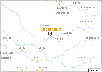 map of La Chipola