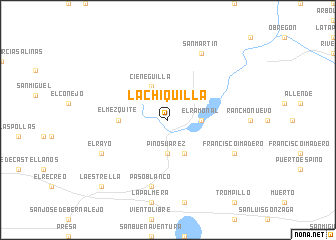 map of La Chiquilla