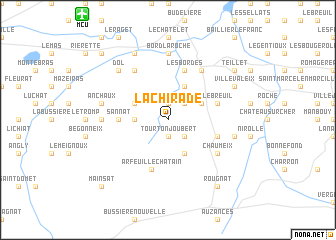 map of La Chirade