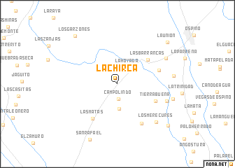 map of La Chirca