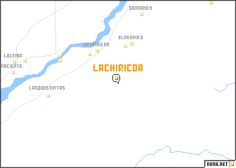 map of La Chiricoa