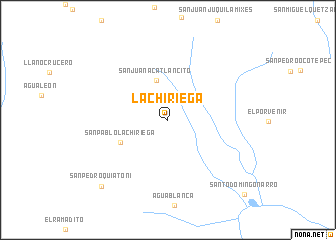 map of Lachiriega