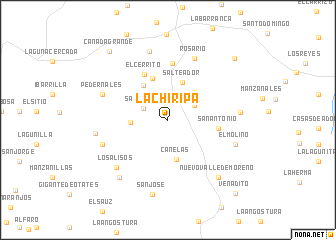 map of La Chiripa